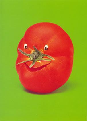tomato smile face