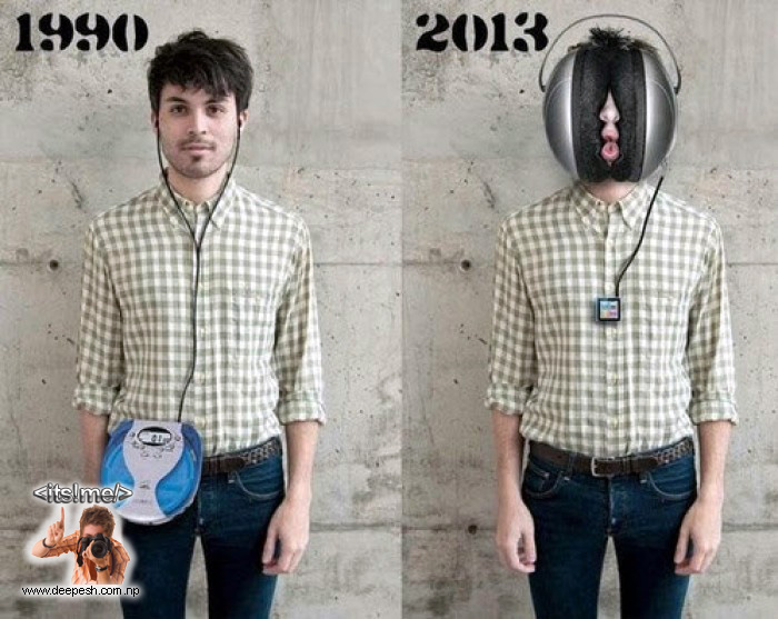 Headphone then and now